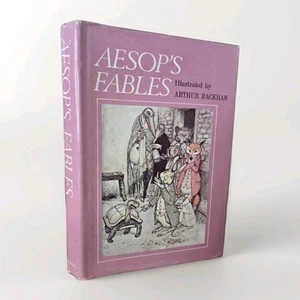 Aesop's Fables ARTHUR RACKHAM Illustrated Fascmile Of 1912 EDITION J90 - Picture 1 of 15