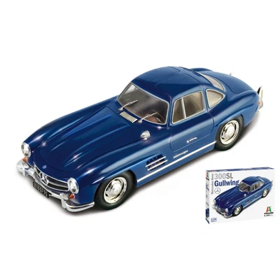 MERCEDES 300 SL GULLWING KIT 1:24 Italeri Kit Auto Modellino Nuovo - Immagine 1 di 3