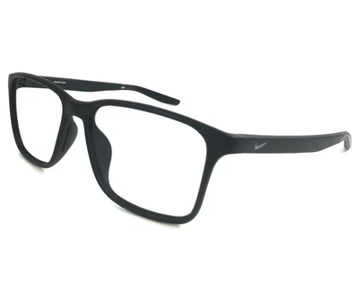 Monturas para gafas Nike 7117 001 negro mate rectangular borde completo 56-16-140 Foto 1 de 4
