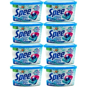 Spee Caps Frische-Kick 8 x 18 Piece 4in1 Waschmittelcaps Full Detergent 20-95° - Picture 1 of 2