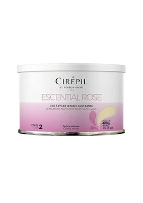 Cirépil Escential Rose Scented Wax Tin, 400g/14.11oz, Solid Wax - Image 1 of 4