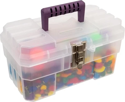 09514CFT ProBox 14-Inch Plastic Art Supply, Craft or Medical Storage Toolbox ... - Image 1 of 4