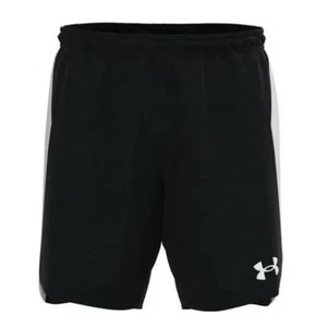 Under Armour Youth UA Match 2.0 Shorts Boy's Black White Size Medium PRE-OWNED - Picture 1 of 6