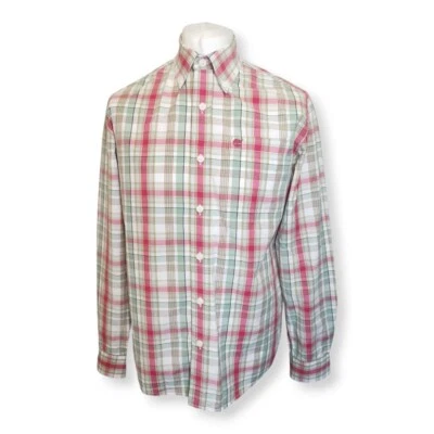 Timberland Shirt Mens Size M Multicoloured Long Sleeve Plaid Pattern Shirt  - Image 1 of 4