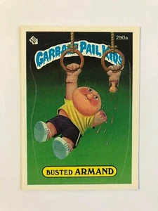 Topps 1987 Garbage Pail Kids Trading Card # 290a Busted Armand - Bild 1 von 2