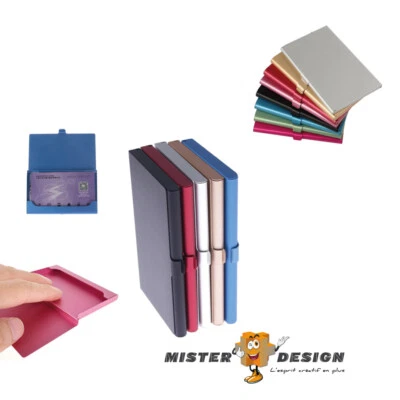 Porte carte de visite / carte de crédit aluminium - Photo 1/4