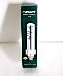PLUSRITE 57W Triple Tube Fluorescent Lamp CF57TE/835 4 Pin GX24Q-5 57 WATT BULB - Picture 1 of 7