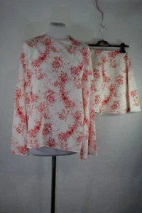 Mega Valentino Bluse in Rot/Weiß Gr. S-M 355/2/81 *bitte messen* - Bild 1 von 6