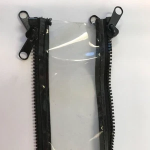 PVC Blind Clear Joiner Zipper 10cm Outdoor PATIO Veranda Cafe Blinds - Picture 1 of 5