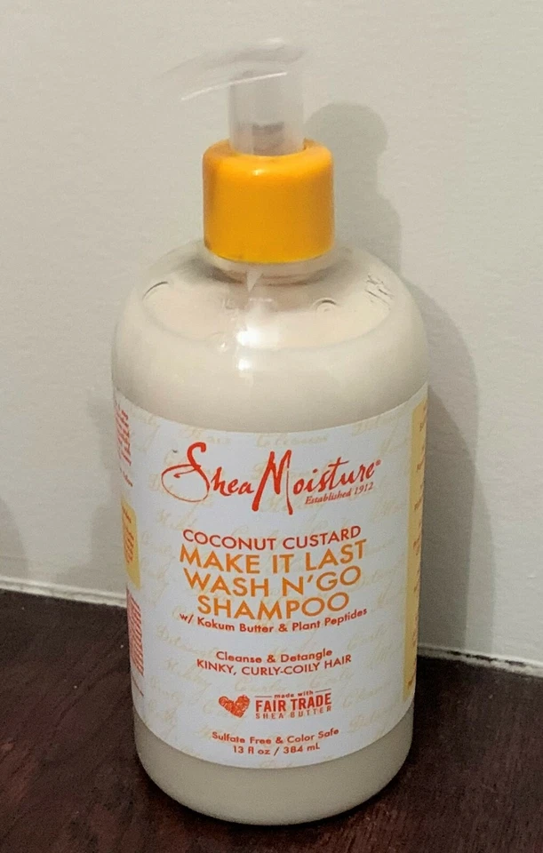 Champú SheaMoisture Coconut Custard Make It Last Wash N Go, 13 oz Foto 1 de 1