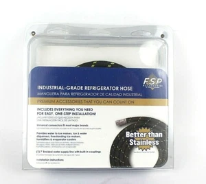 Industrial Grade Refrigerator Hose FSP Accessories 7' braided water supply line - Picture 1 of 2