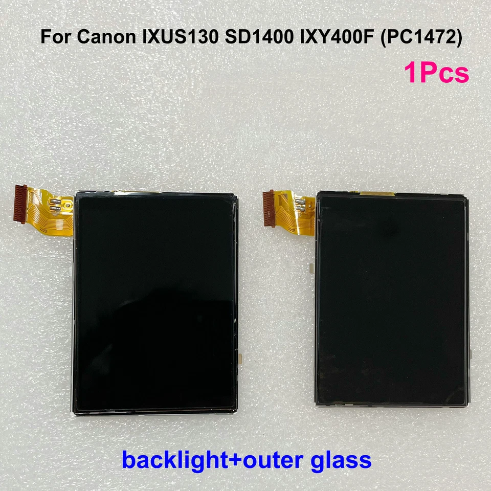 Panel de pantalla LCD de cámara para Canon IXUS130 SD1400 IXY400F PC1472 piezas Foto 1 de 1