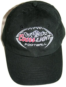Cappello Berretto Baseball Promo Nero Calcio Coors Light Beer Rockies Nuovo OSFM - Foto 1 di 1