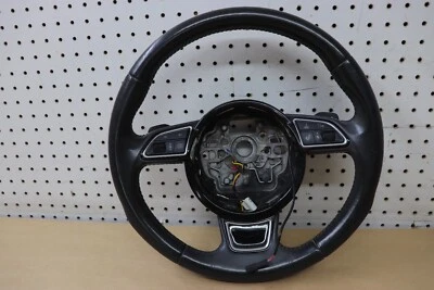 15 16 17 2016 AUDI A7 A6 STEERIN WHEEL WITH PADDLE SHIFT BLACK 4G0419091 - Image 1 of 4