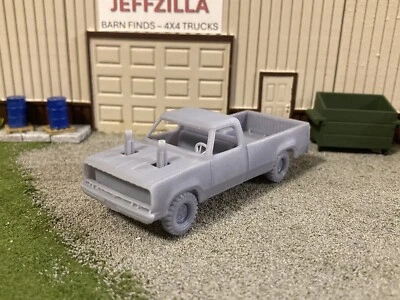 1/64 3D Printed Dodge Truck Pickup Demolition Derby Demo Car For Diecast Diorama - Image 1 of 4