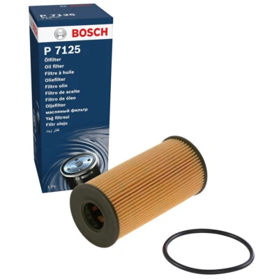 Bosch F026407125 Oil Filter For Fiat Mercedes Nissan Opel Renault Vauxhall P7125 - Image 1 of 4