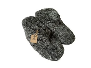BRAND NEW- Shepherd of Sweden Ulla Wool Slipper -Grey Graphite-US 5.5- MRSP$175 - Afbeelding 1 van 4