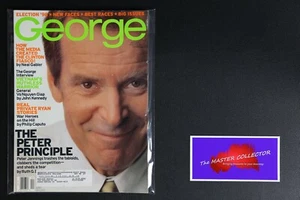 💎GEORGE MAGAZINE NOV 1998 PETER JENNINGS VIETNAM CLINTON KENNEDY💎 - Bild 1 von 2