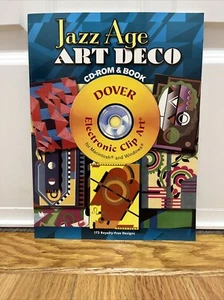 Jazz Age Art Deco CD-ROM and Book (Dover Electronic Clip Art) - Picture 1 of 6
