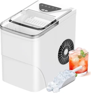ADVWIN 12KG Ice Maker Portable Ice Maker Machine with Self-Cleaning Function, Su - Picture 1 of 8
