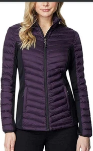 32 Degrees Heat Women's Mixed Media Jacket Outdoor Hiking (Purple, S) NWOT - Picture 1 of 3
