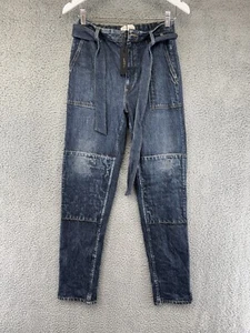 Rag & Bone Women's Size XS Dark Blue Skinny Jeans W/Tie Belt NWD - Picture 1 of 5