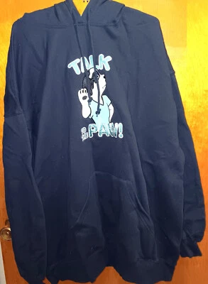 Sudadera con capucha Y2K Big Dogs Talk to the Paw para mujer talla 22/24 Foto 1 de 3