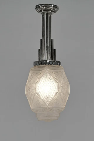 GAUTHIER EJG : 1930 FRENCH ART DECO LANTERN ...... lamp pendant France degué era Cover