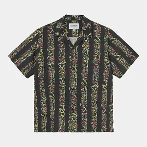CARHARTT WIP TRANSMISSION PRINT SHIRT BLACK - M XL - Picture 1 of 7