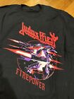 Judas Priest 2018 Firepower Tour Shirt Xl Rob Halford Glenn Tipton Iron Maiden