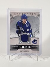 2019-20 Upper Deck Artifacts Year One Rookie Sweaters Jersey Elias Pettersson