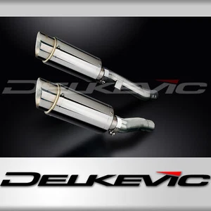 Kawasaki ZX-6 90-01 ZZR600 02-05 Slip On 8" Round Stainless Exhaust Muffler Kit - Bild 1 von 5
