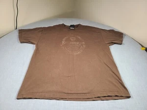 Vintage GUINNESS Ireland Beer Shirt Mens XL Brown Official Merch 80s 90s Tee USA - Picture 1 of 17