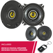 Kicker 46CSC44 4" CS Series 2-Way Coaxial Speakers and 46CSC654 6.5" Speakers