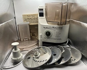 Vintage Moulinex La Machine Food Processor LM4 with 5 Multi-function Attachments - Picture 1 of 1
