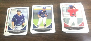 2013 BOWMAN DRAFT BASE PROSPECTS CARDS BDPP (PARTIAL SET 128/130) NO JUDGE