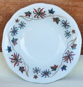 VTG Duraline Super Vitrified Grindley Hotelware Floral Berry Bowl England 2-67 - Picture 1 of 11