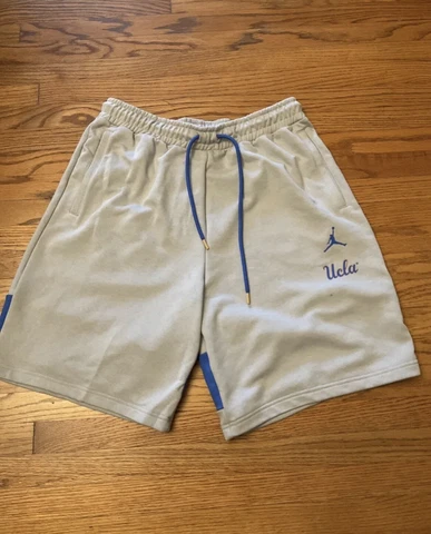 UCLA Bruins Air Jordan Athletic Shorts Men's Light Gray New large Cover