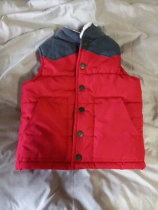 4T Weste rot Druckknopfleiste mit Deminkragen - Bild 1 von 3