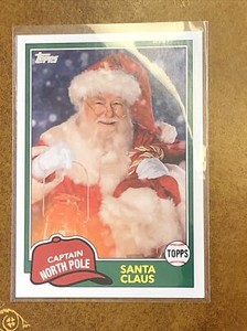2023 Topps Holiday Santa Archives 1981 Santa Claus SSP SA-1981