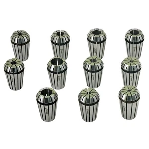 NEW PRECISION ER20 COLLET SET 3/32 TO 1/2" 11PCS TIR0.0004"/ 10μm CNC TOOLS - Picture 1 of 8