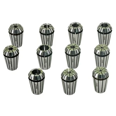 NEW PRECISION ER20 COLLET SET 3/32 TO 1/2" 11PCS TIR0.0004"/ 10μm CNC TOOLS - Image 1 of 4