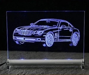 Chrysler Crossfire przód znak LED akryl autograwer - Zdjęcie 1 z 1