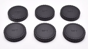 Unbranded Micro 4/3 Mount Rear Lens Cap Lot Qty-6 M4/3 (#T1751) - Picture 1 of 2