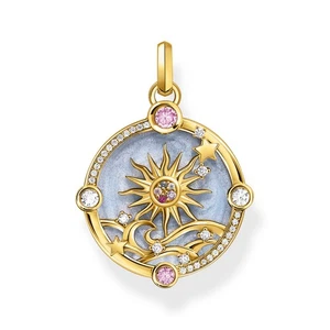 THOMAS SABO Schmuck Ketten-Anhänger Sonne Goldfarben PE960-471-1 - Picture 1 of 3