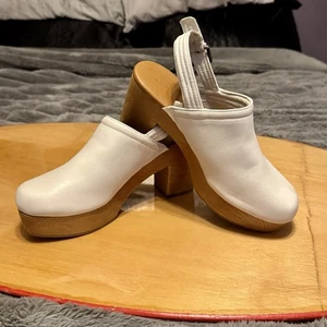 Tacones zuecos de plataforma Universal Thread™ Watson - blancos para mujer 9,5 - Imagen 1 de 12