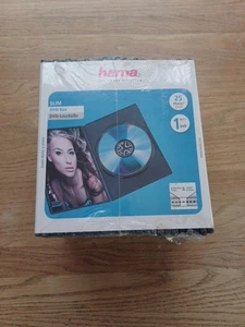 25 Slimline DVD Cases By Hama NEW - Afbeelding 1 van 5