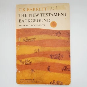 The New Testament Background Book Selected Documents C K Barrett Bible Study Vtg - Bild 1 von 22