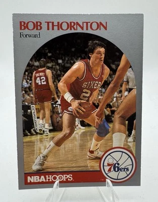 1990-91 Hoops Philadelphia 76ers #232 Bob Thornton - Image 1 of 2