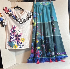 Abito Mirabel Encanto Costume Dettagli Ricamati Taglia Small Nuovo Scatola 15 - Foto 1 di 3